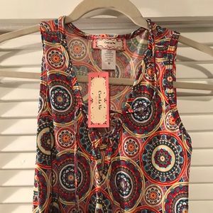 Bright colored sundress.